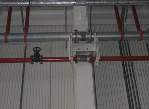 水噴淋系統(tǒng)伸縮節(jié)安裝